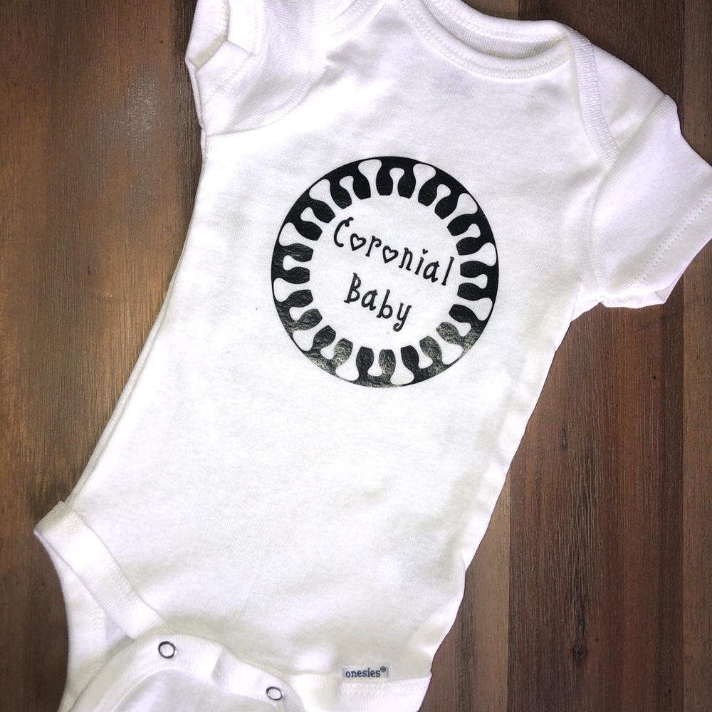 Coronial Baby Bodysuit- Funny Baby Announcement